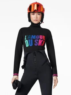 AMOUR Long Sleeve Knit Sweater
