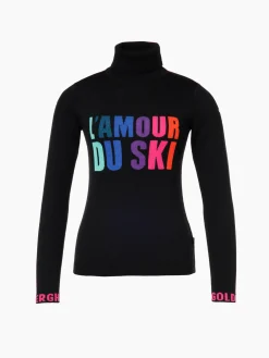 AMOUR Long Sleeve Knit Sweater