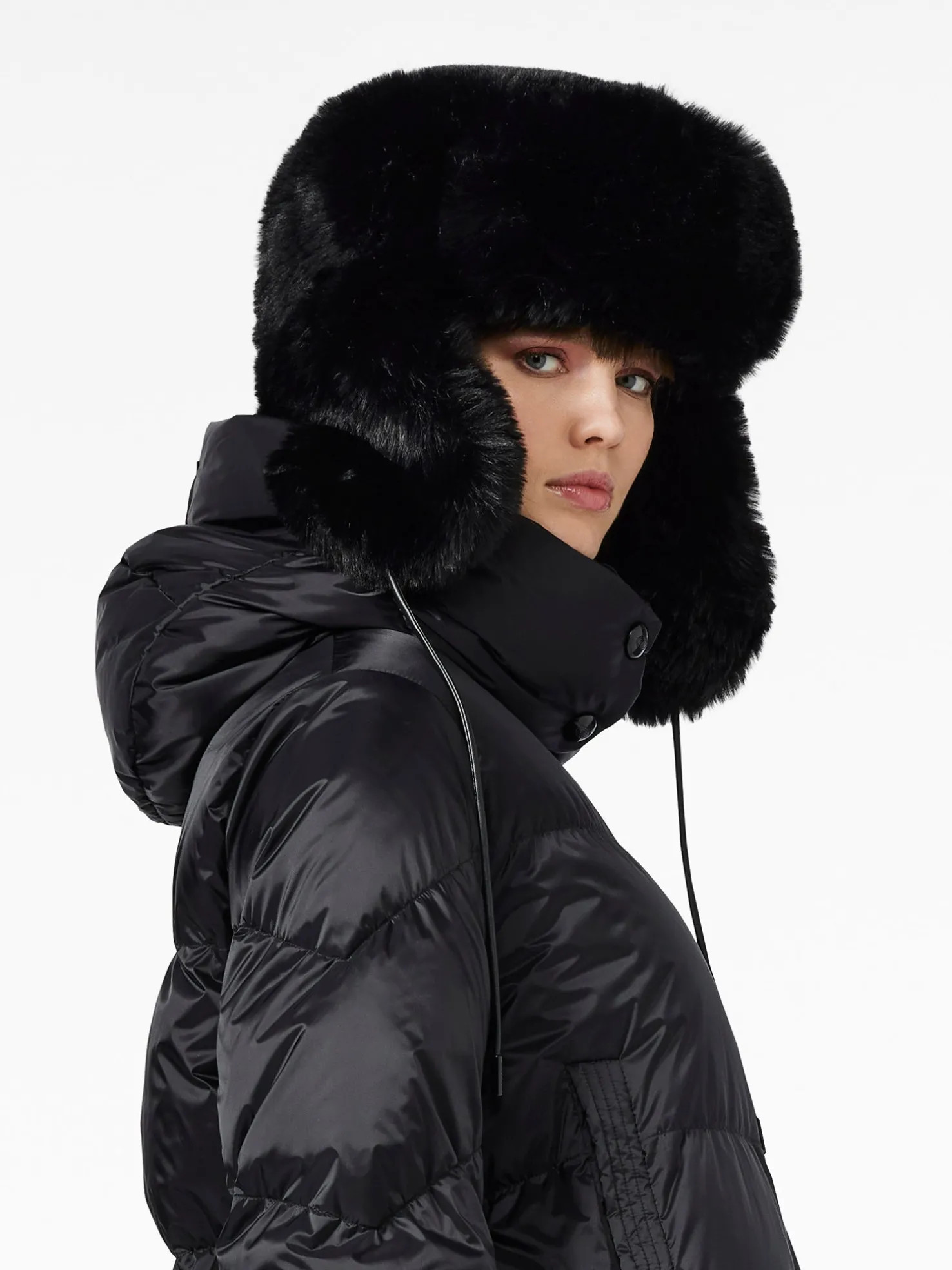 CHER Fluffy Aviator Hat