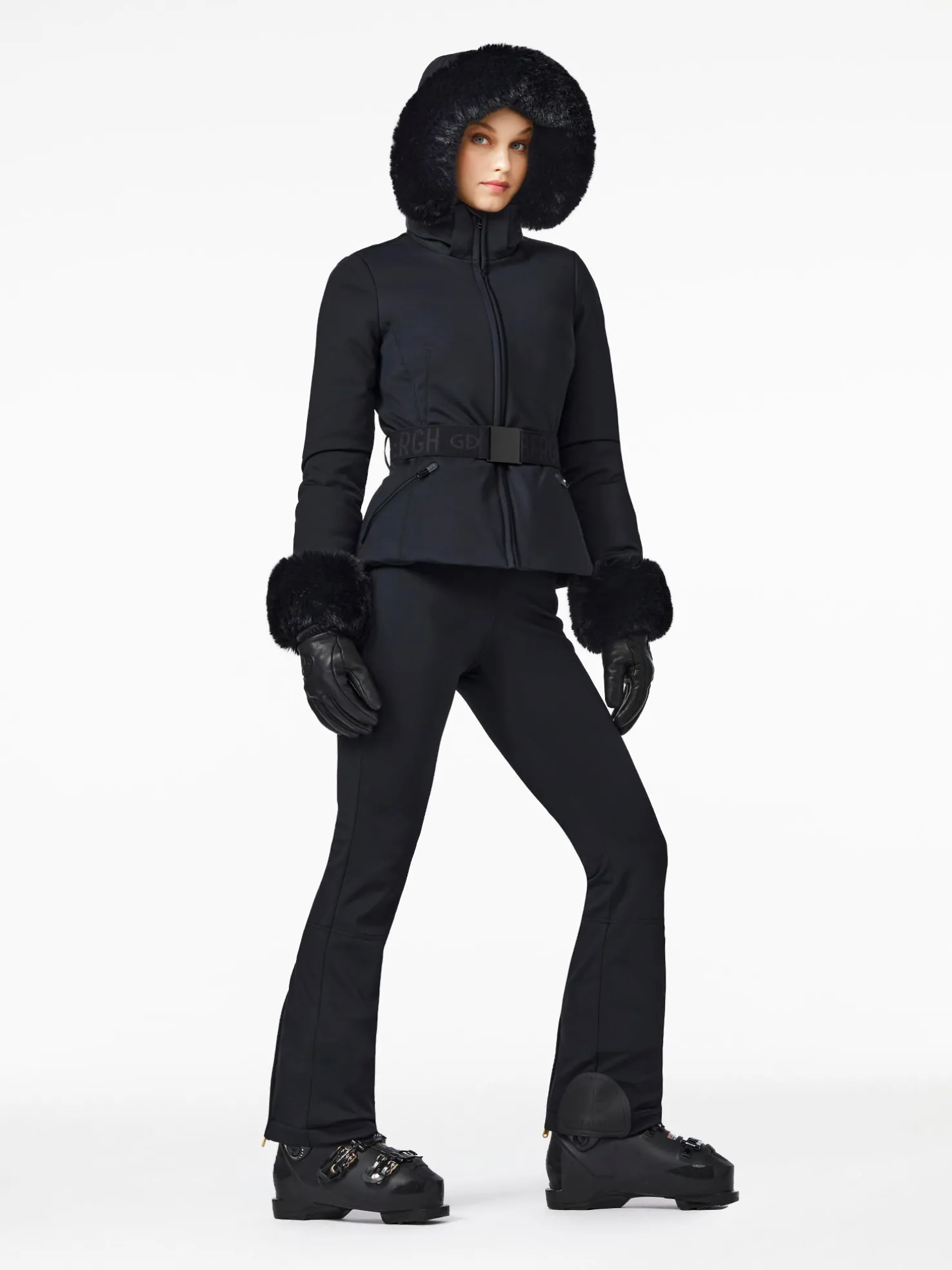 GISELLE FAUX BORDER Ski Jacket