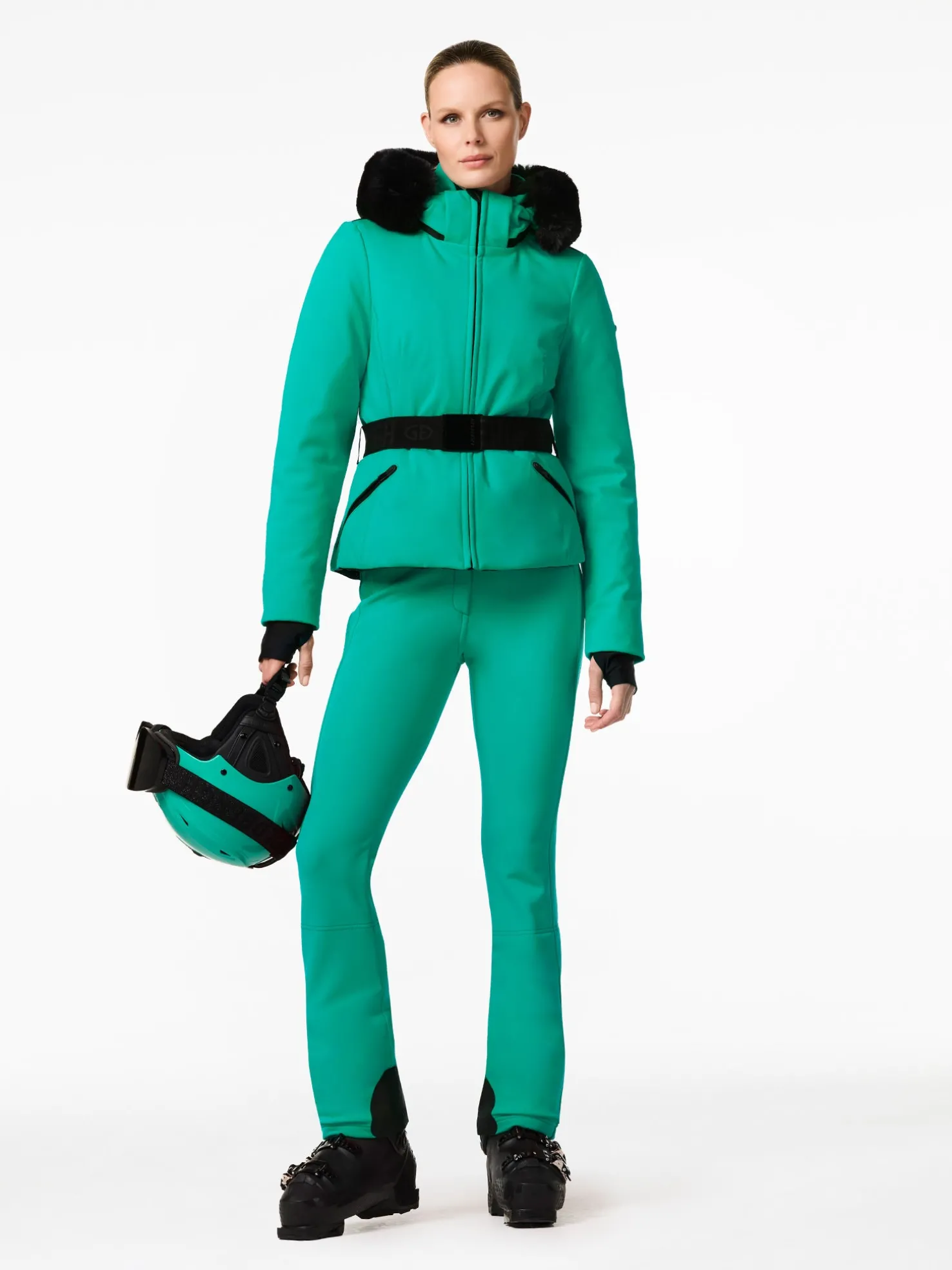 Hida Faux Border Ski Jacket