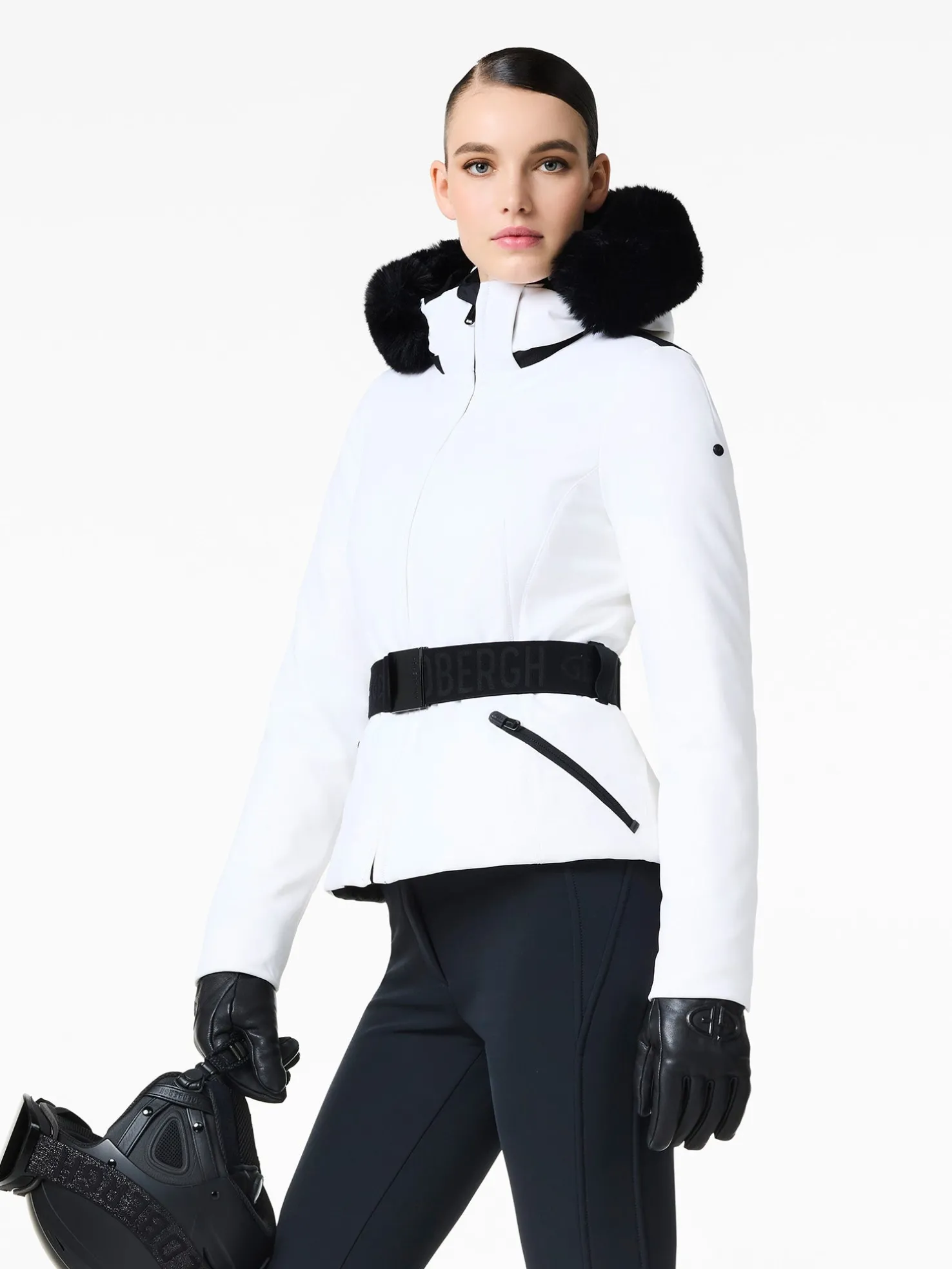 Hida Faux Border Ski Jacket