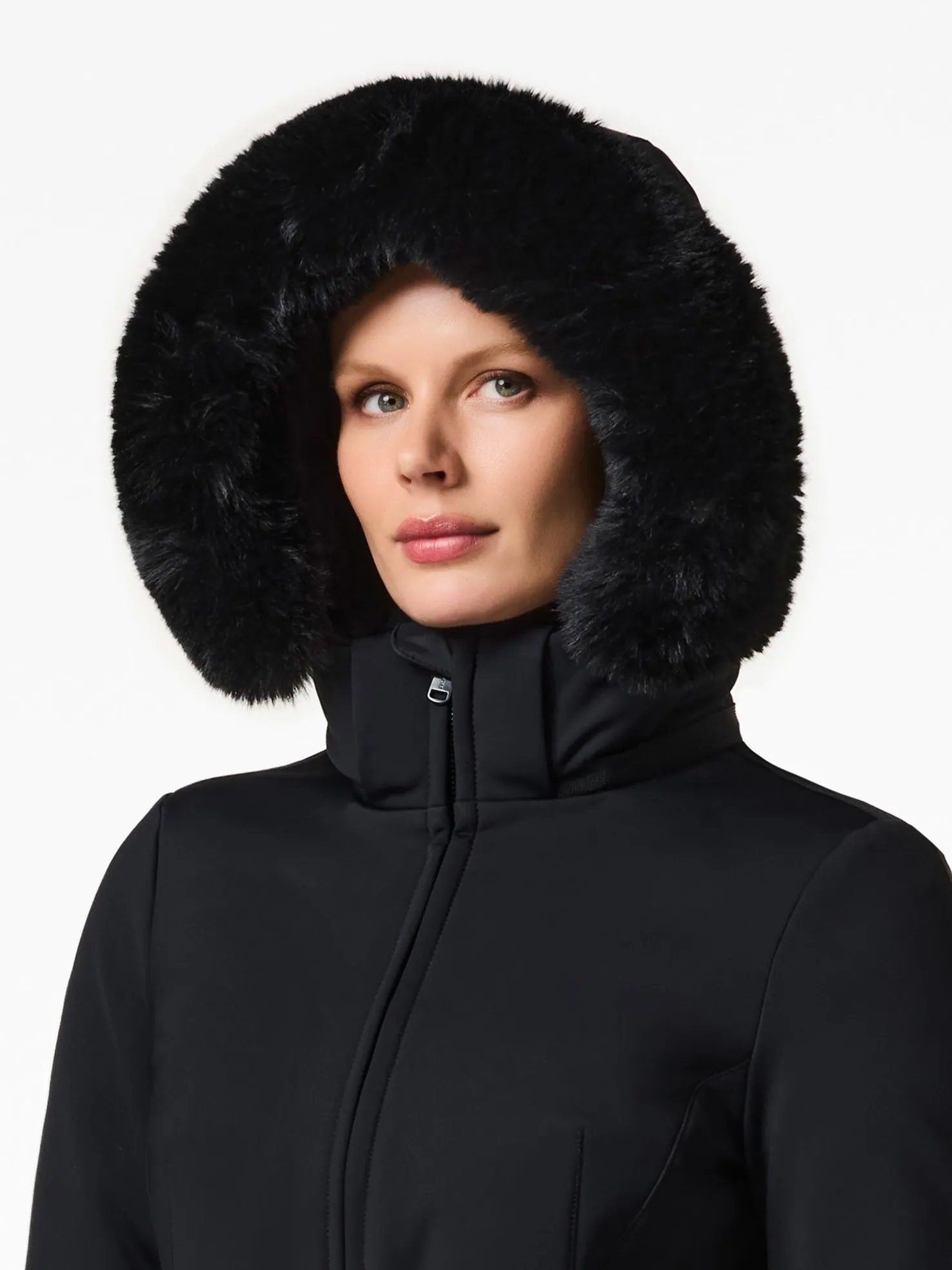 Hida Faux Border Ski Jacket